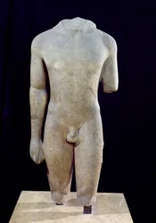 Torso of Kouros, from Actium, c.550 BC